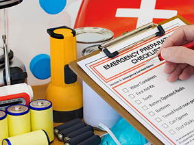 Checklist for emergency supplies