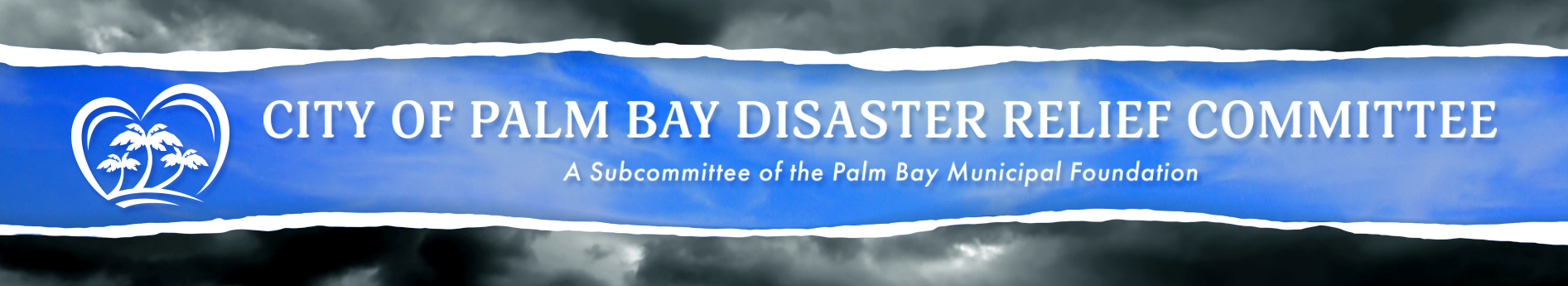 City of Palm Bay Disaster Relief Committee Banner