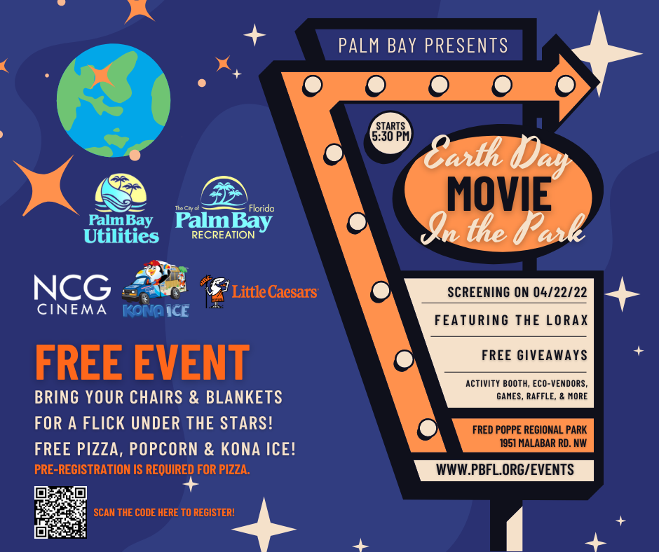 Earth Day Family Movie Night Event Poster