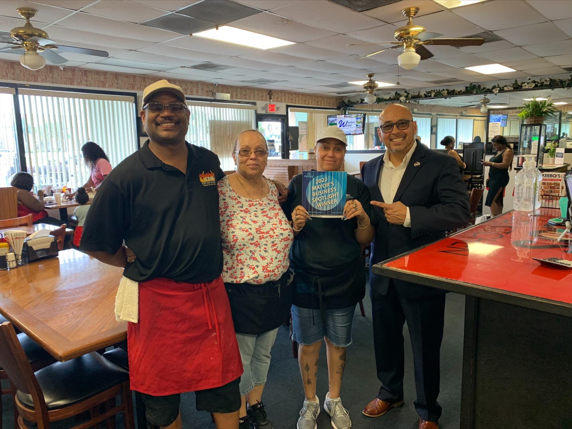 Skeebo’s Rib Shack Interior Award