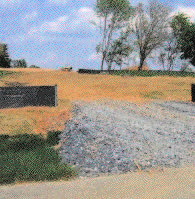 Construction of a swale