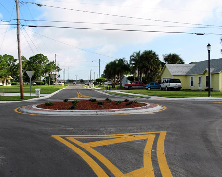 Driskell Heights Roundabout